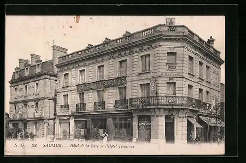 AK Saumur, Hôtel de la Gare et l`Hôtel Terminus