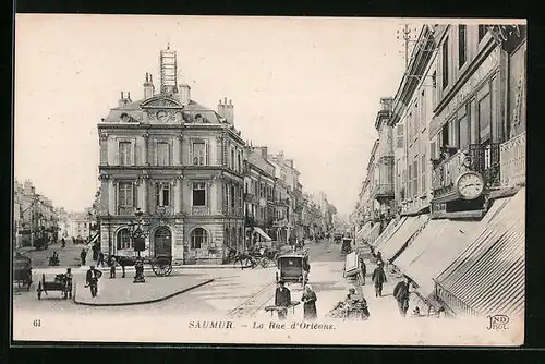 AK Saumur, La Rue d`Orléans