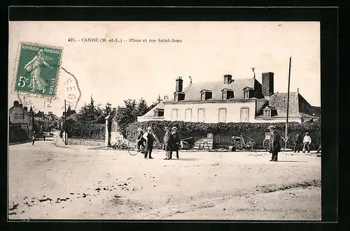 AK Candé, Place et rue Saint-Jean