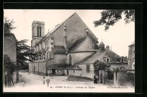 AK Candé, L'abside de l'Église