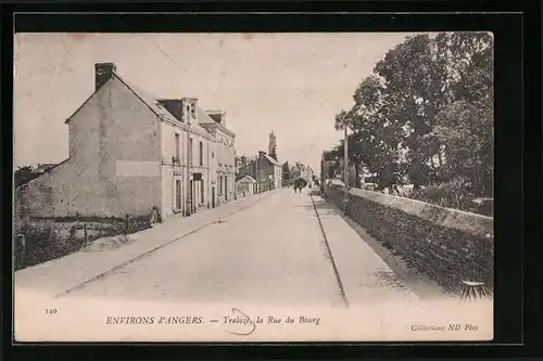 AK Angers, Trelazé, la Rue du Bourg