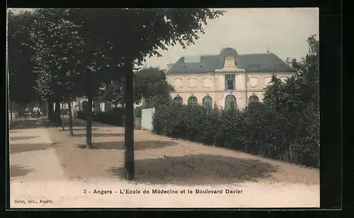 AK Angers, L'Ecole de Médicine et le Boulevard Davier