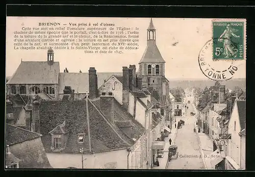 AK Brienon, Vue prise à vol d`oiseau