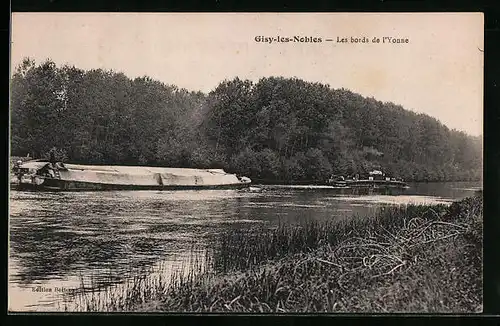 AK Gisy-les-Nobles, Les bords de l`Yonne
