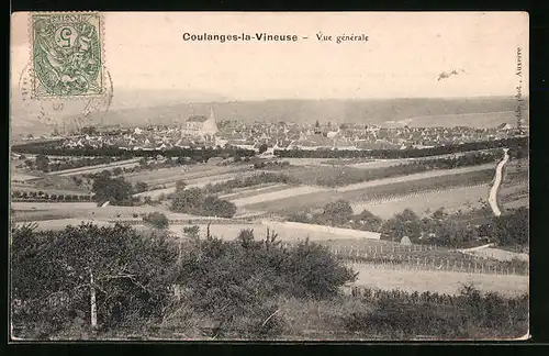 AK Coulanges-la-Vineuse, Vue generale