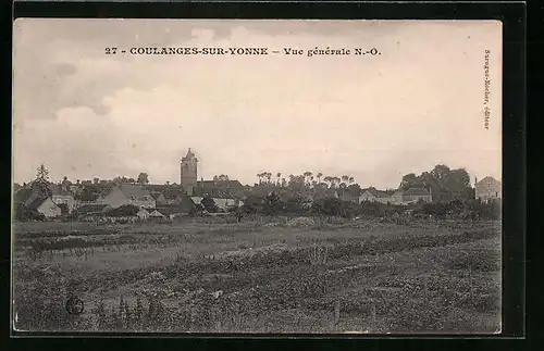 AK Coulanges-sur-Yonne, Vue générale