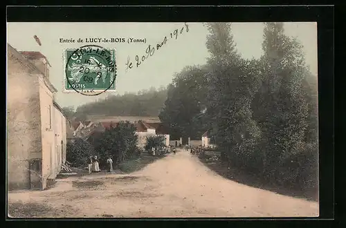 AK Lucy-le-Bois, Entrée de Lucy-le-Bois