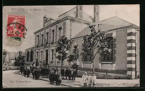 AK Épineuil, La Mairie