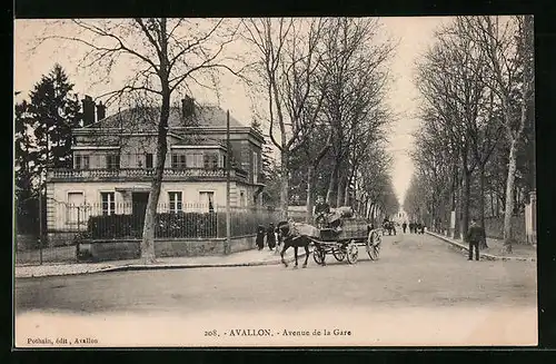 AK Avallon, Avenue de la Gare