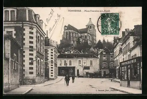 AK Tonnerre, Place Fontaine-aux.Boeufs