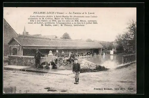 AK Villiers-Louis, La Fontaine et le Lavoir