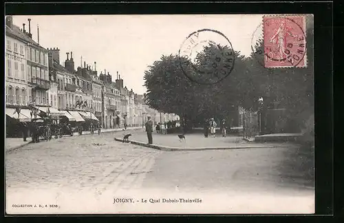 AK Joigny, Le Quai Dubois-Thainville