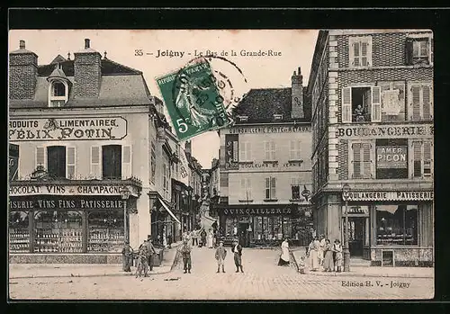 AK Joigny, Le Bas de la Grande-Rue