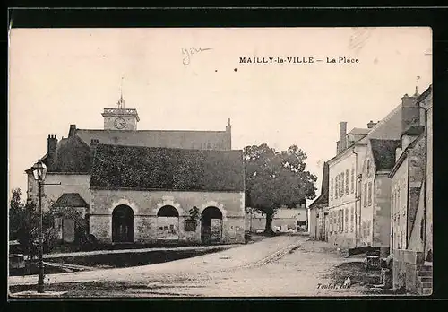 AK Mailly-la-Ville, La Place