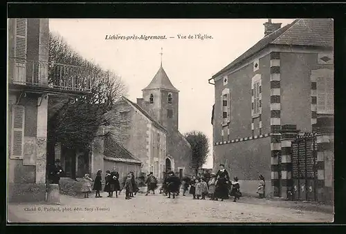 AK Lichères-près-Aigremont, Vue de l`Eglise