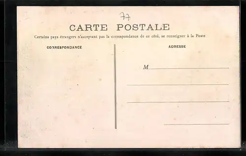 AK Montigny-sur-Loing, La Grande-Rue