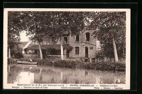 AK Montcourt, Hotel Corneille par Grez-sur-Loing