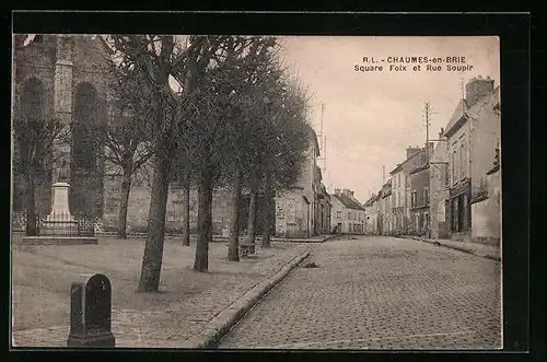 AK Chaumes-en-Brie, Square Foix et Rue Soupir