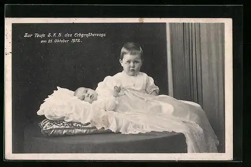 AK Taufe des Erbgrossherzogs von Sachsen-Weimar-Eisenach 1912