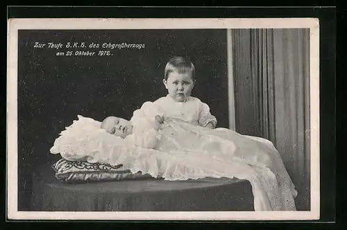 AK Taufe des Erbgrossherzogs von Sachsen-Weimar-Eisenach 1912