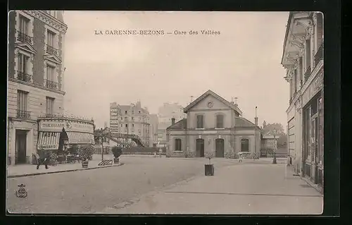 AK La Garenne-Bezons, Gare des Vallées