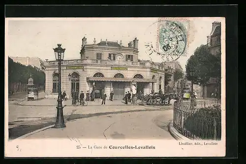 AK Courcelles-Levallois, La Gare