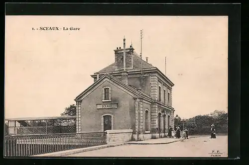 AK Sceaux, La Gare