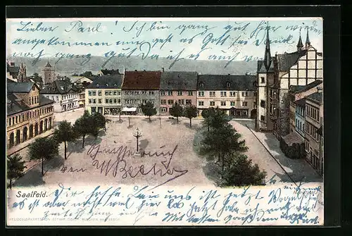 AK Saalfeld, Marktplatz