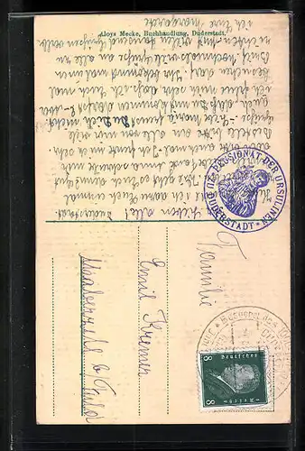 Künstler-AK Duderstadt, Ursulinenkloster