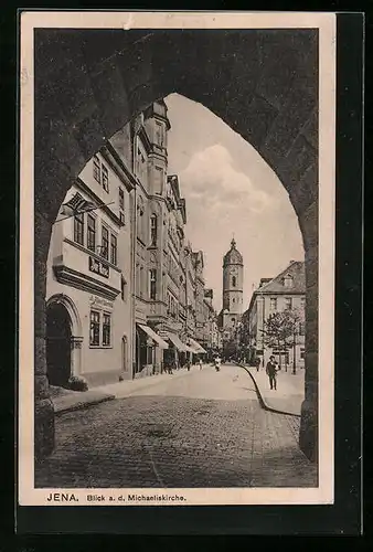 AK Jena, Blick auf die Michaelskirche