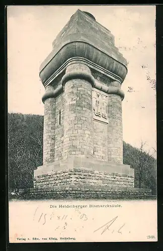 AK Heidelberg, Bismarcksäule