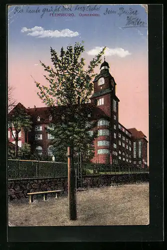 AK Flensburg, Blick auf das Gymnasium