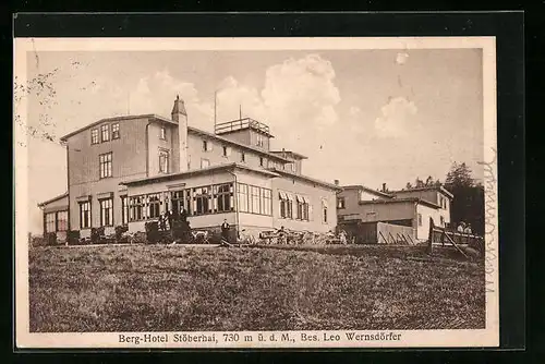 AK Stöberhai, Berg-Hotel, Bes. Leo Wernsdörfer