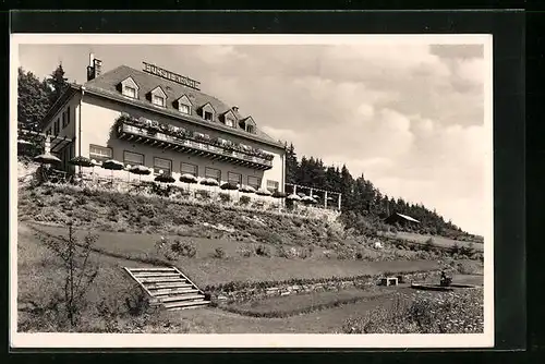 AK Saalburg am Stausee, Hotel und Kurhaus Fürstenhöhe