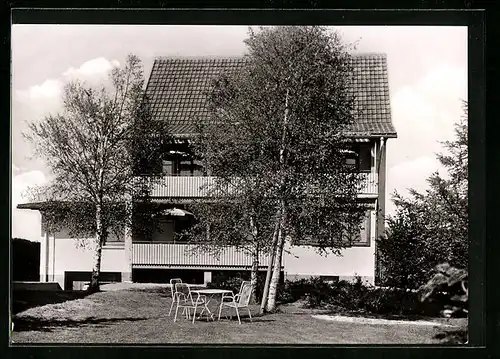 AK Höchenschwand /Schwarzw., Haus Benz mit Garten
