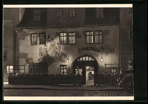 AK Saalfeld, Gasthaus Das Loch