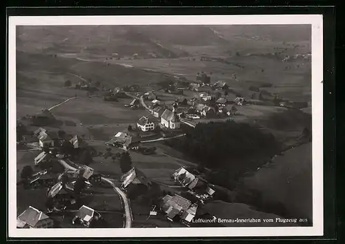 AK Bernau-Innerlehen, Fliegeraufnahme vom Luftkurort