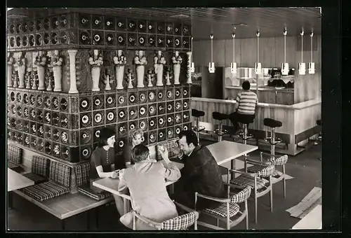 AK Klink, FDGB-Urlaubersiedlung Völkerfreundschaft, Dachcafe