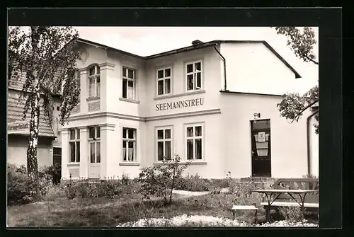 AK Koserow /Usedom, FDGB-Verpflegungsstelle Seemannstreu