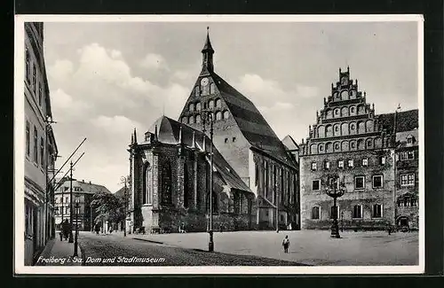 AK Freiberg i. Sa., Dom und Stadtmuseum