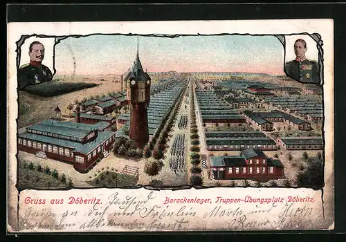 AK Döberitz, Truppen-Übungsplatz, Barackenlager