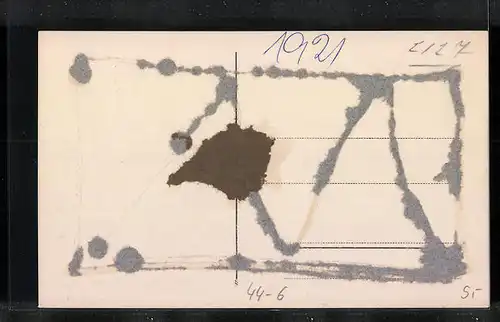 Foto-AK Mutter mit Kindern im Kinderwagen