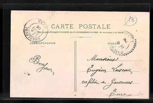 AK Charleval, La Descente de la Gare