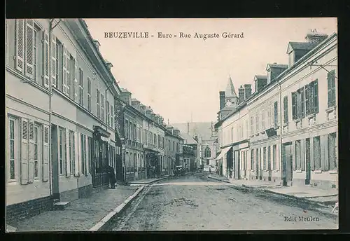 AK Beuzeville, Rue Auguste Gérard