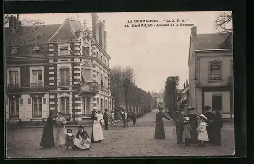 AK Damville, Avenue de la Garenne