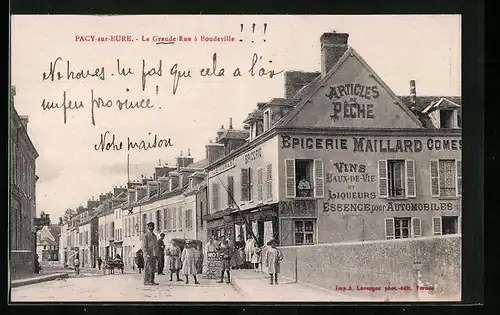 AK Pacy-sur-Eure, La Garde Rue à Boudeville