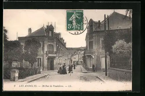 AK Les Andelys, La Rue de Penthièvre