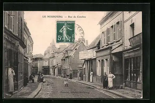 AK Le Neubourg, Rue de Conches