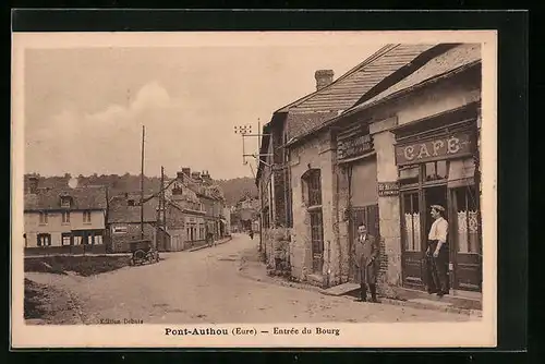 AK Pont-Authou, Entrée du Bourg