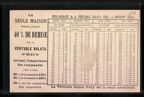 Künstler-AK Louviers, Sortie des Ouvriers de la Fabrique de Courroies A. Védy